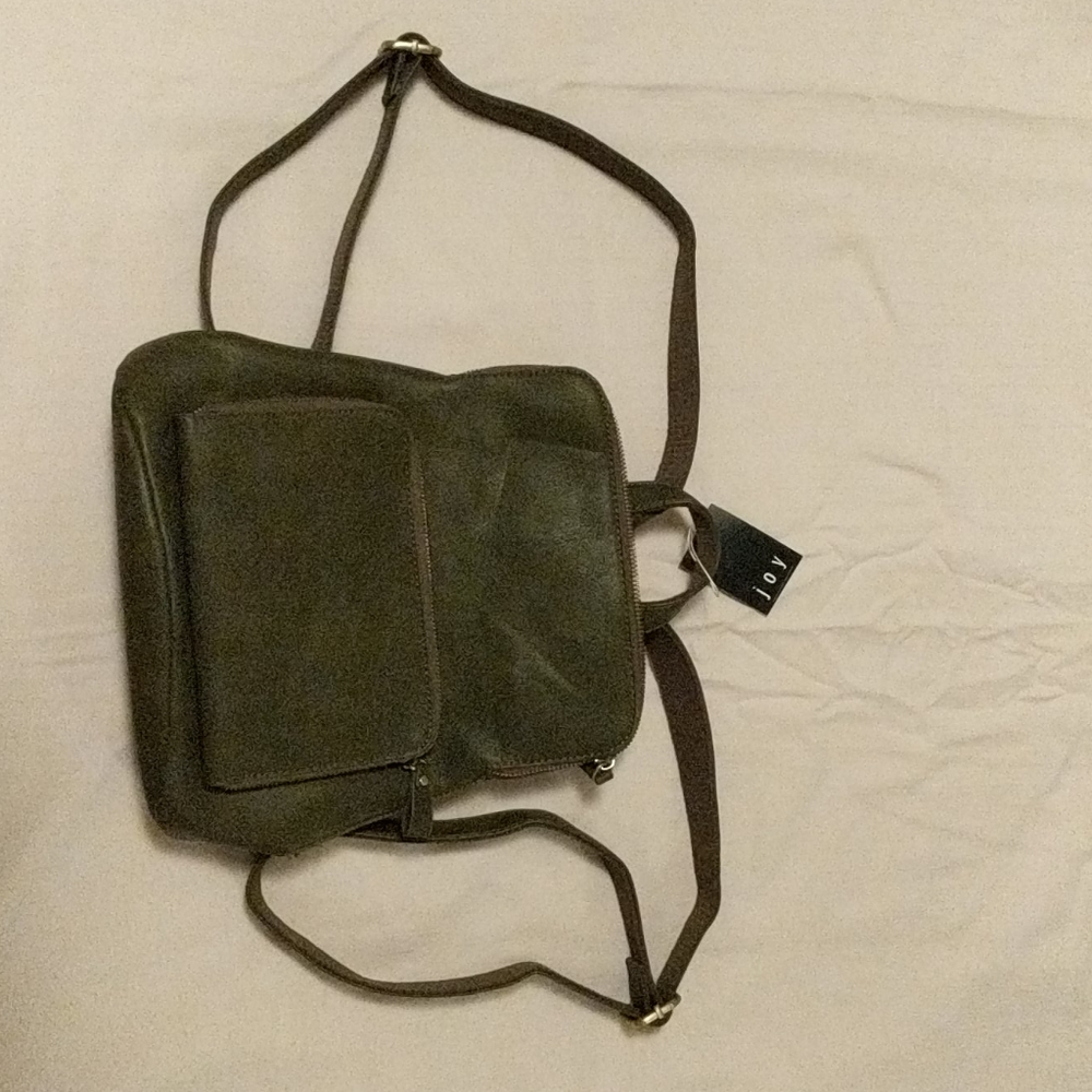 Brand new dark olive JOY SUSAN Julia mini backpack